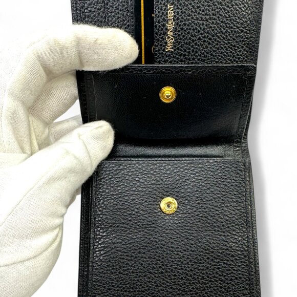 Yves Saint Laurent Vintage Bifold Leather Wallet - Picture 9 of 9